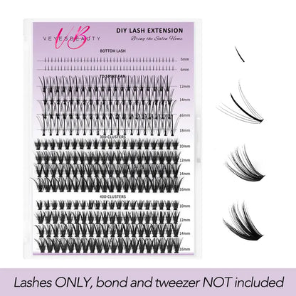 Get the 'It Girl' Lashes: DIY Clusters by ONE MORE+™ (7D/20D) ✨